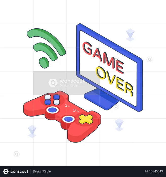 Game Over  Ilustração