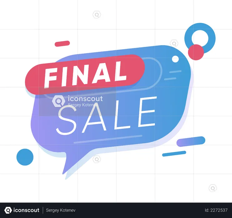 Final offer sale  Illustration