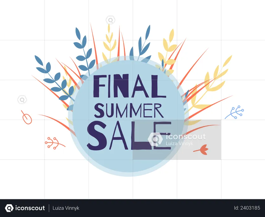 Final Summer Sale  Illustration