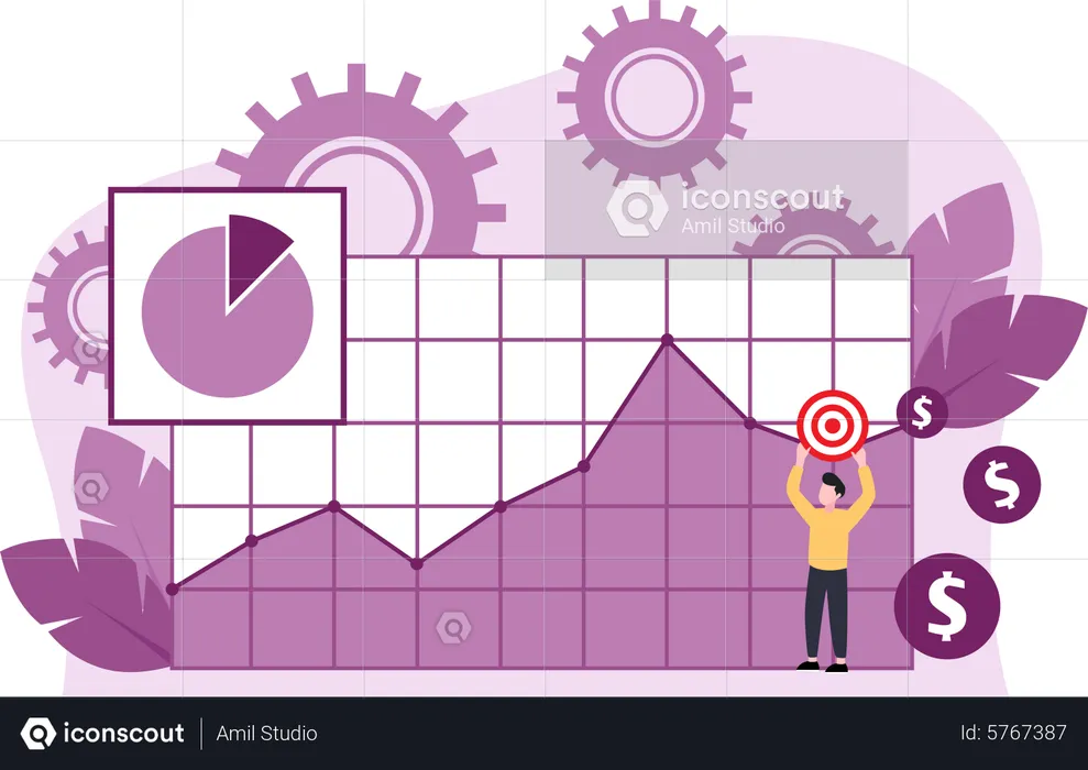 Finance analysis  Illustration