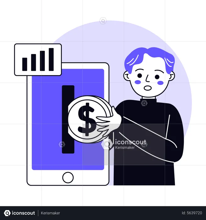 Finance App  Illustration