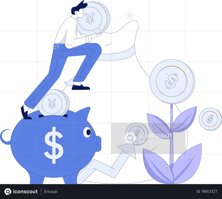 Finance Budget Planning  Illustration