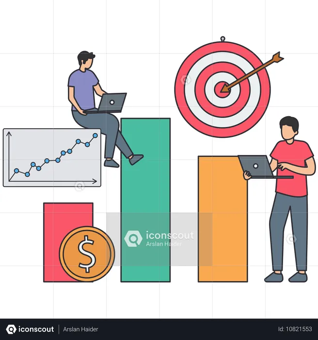 Finance Graph  Illustration