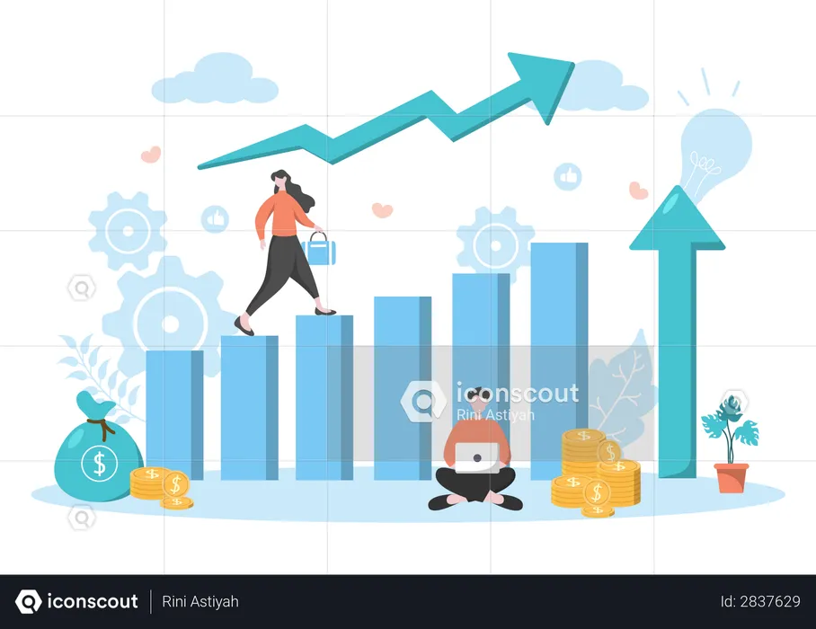 Finance Growth  Illustration