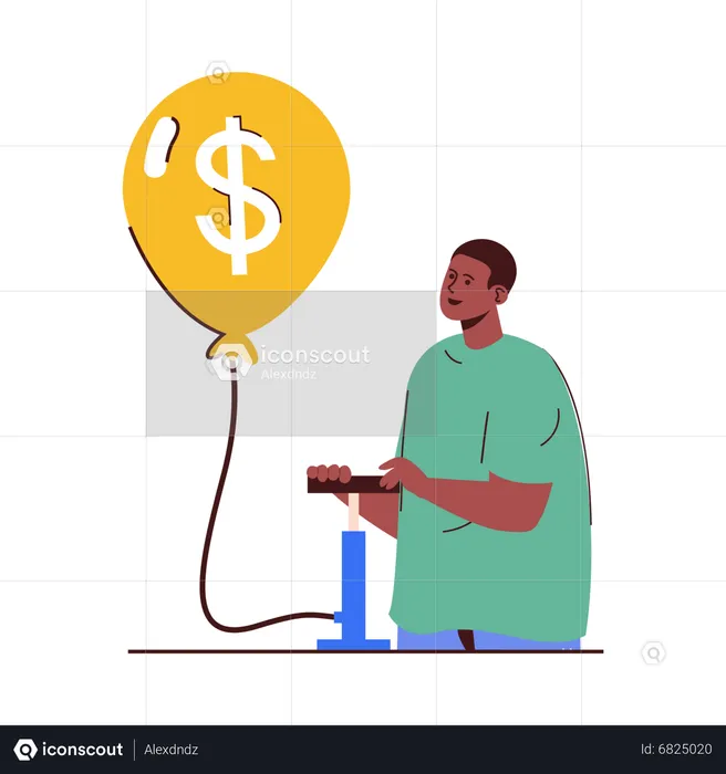 Finance growth  Illustration