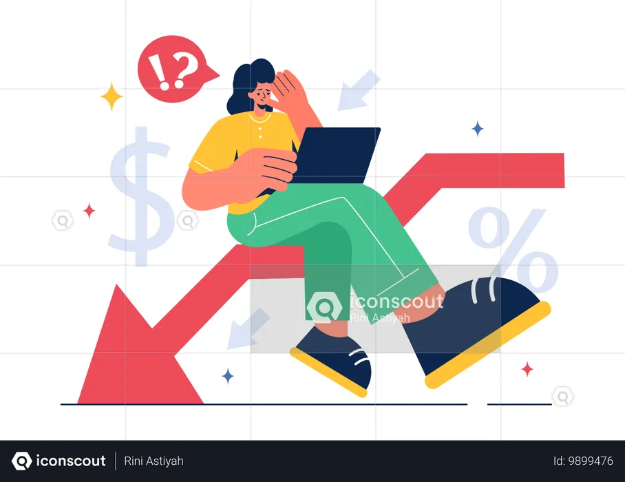 Finance Loss  Illustration