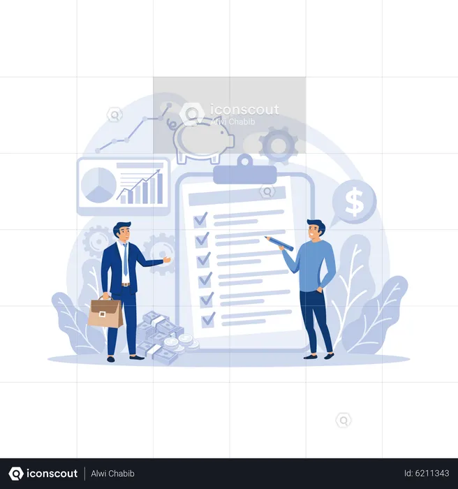 Finance management  Illustration