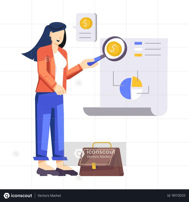 Finance Manager  Illustration