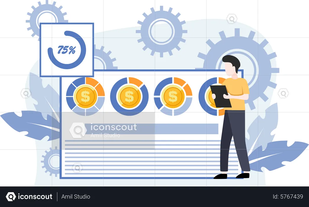 Finance planning  Illustration