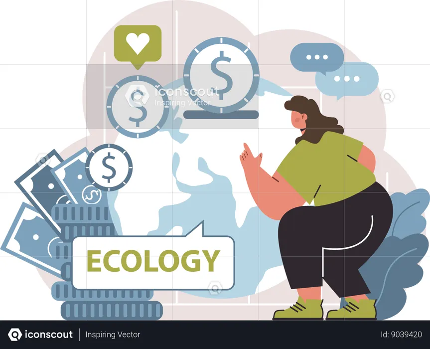 Finances environnementales  Illustration