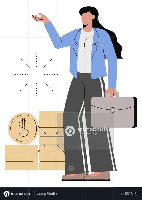 Financial advisor  Illustration