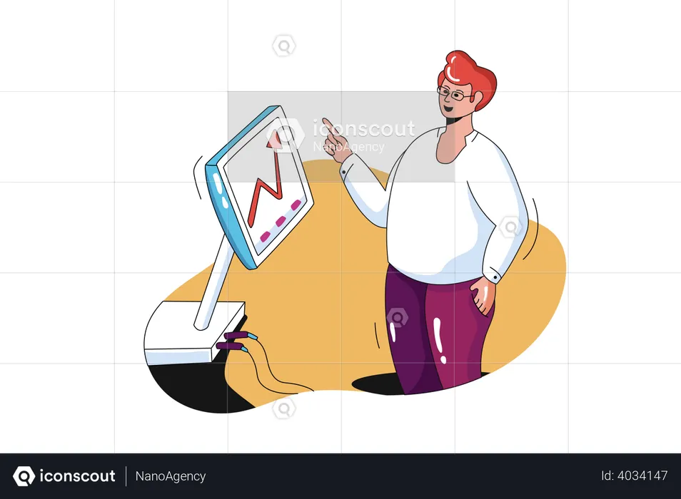 Financial analysis by employer  Illustration
