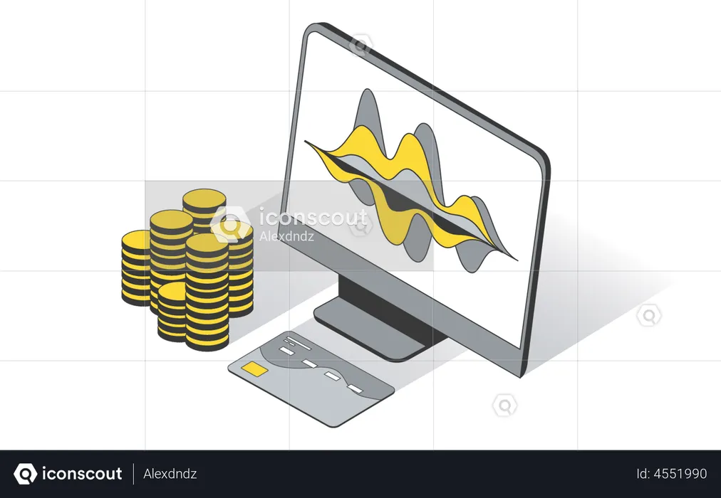 Financial Analytics  Illustration