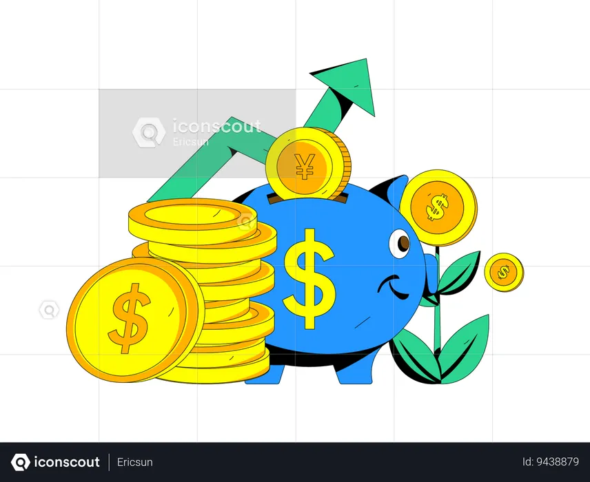 Financial budget planning  Illustration