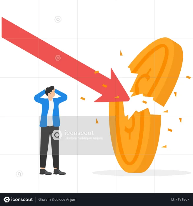 Financial crisis  Illustration