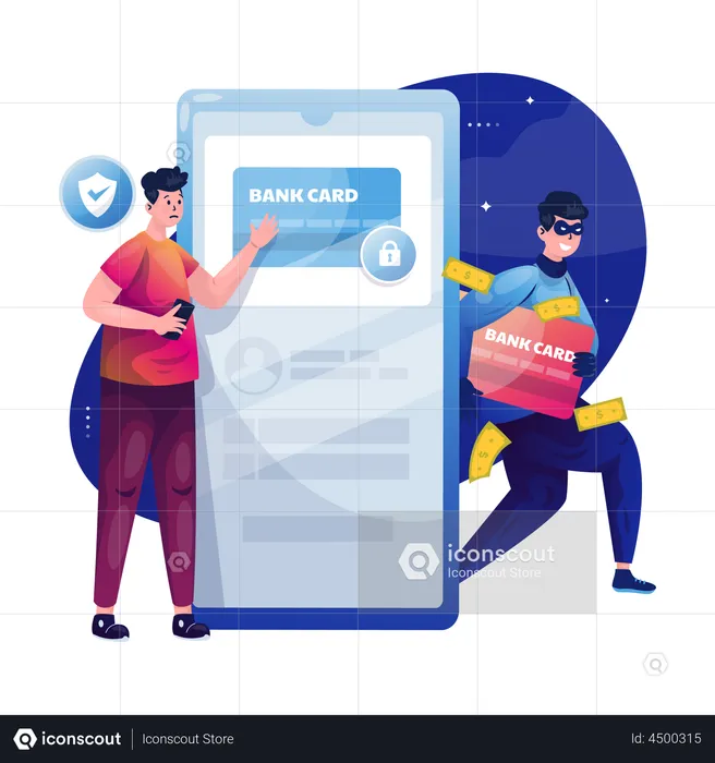 Financial cybercrime  Illustration