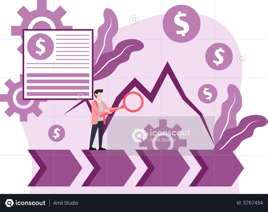 Financial Data analysis  Illustration