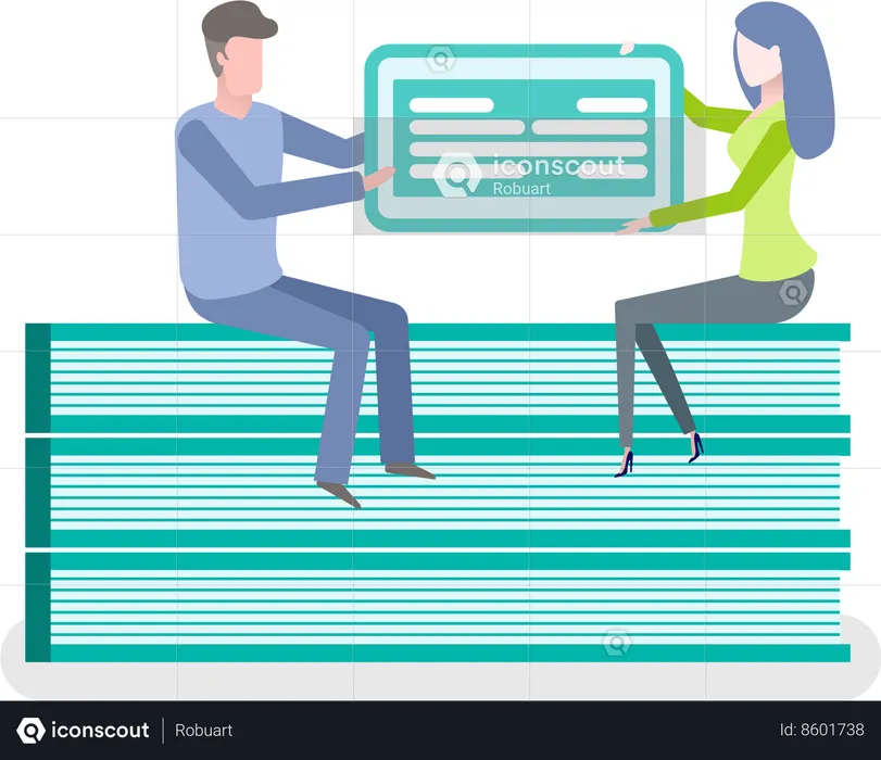 Financial Empty Blank payment  Illustration