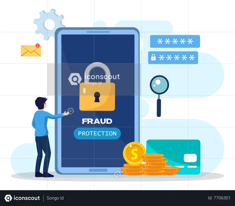 Financial Fraud  Illustration