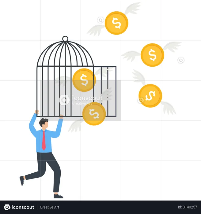 Financial Freedom  Illustration