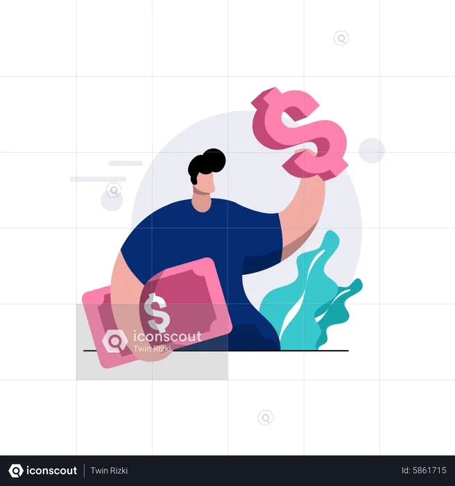 Financial Freedom  Illustration