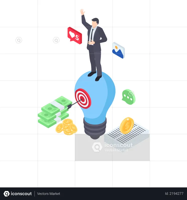 Financial goal  Illustration