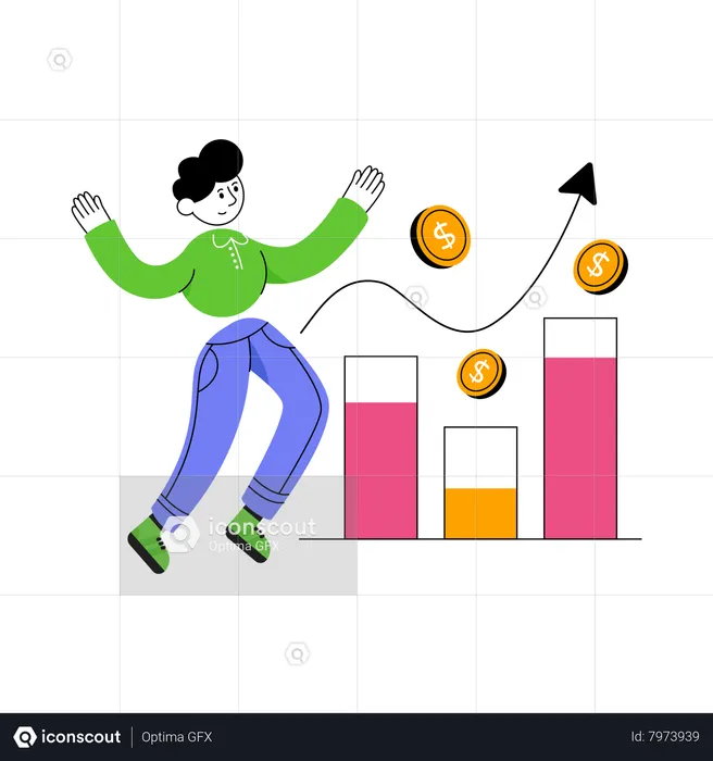 Financial Growth  Illustration