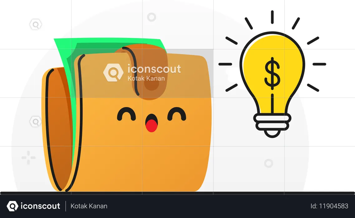 Financial idea  Illustration
