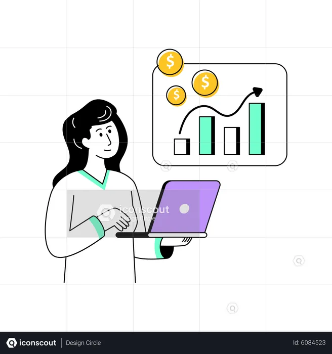 Financial Infographics  Illustration