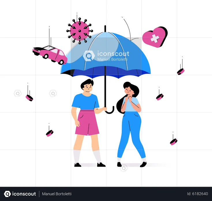 Financial Insurance  Illustration