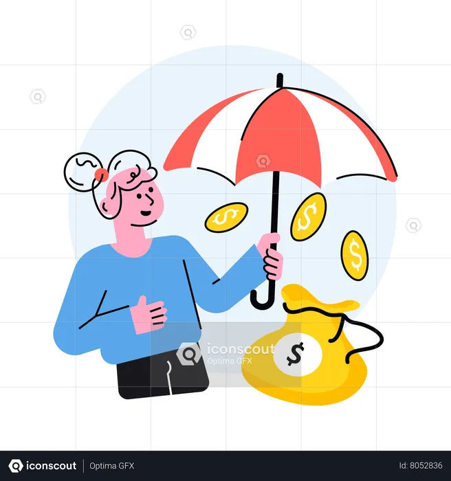 Financial Insurance  Illustration