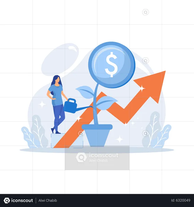Financial investment  Illustration