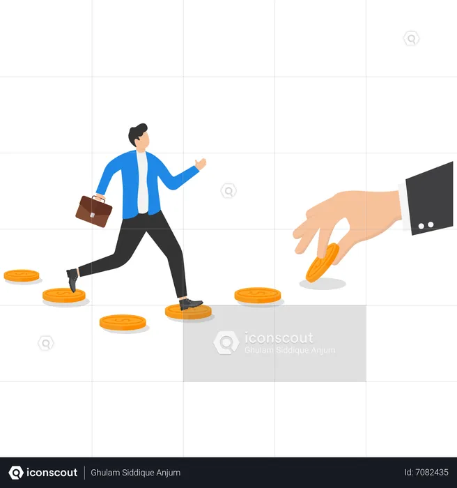 Financial investment consultant  Illustration
