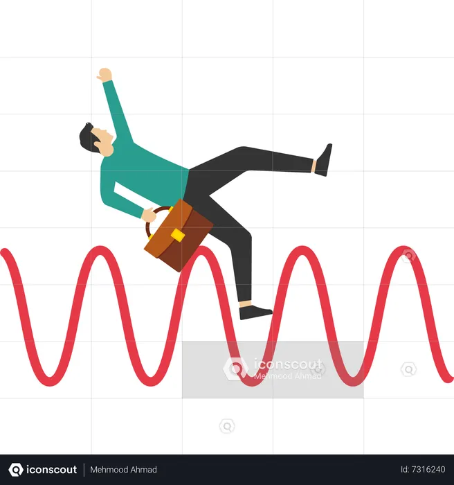 Financial investment volatility  Illustration