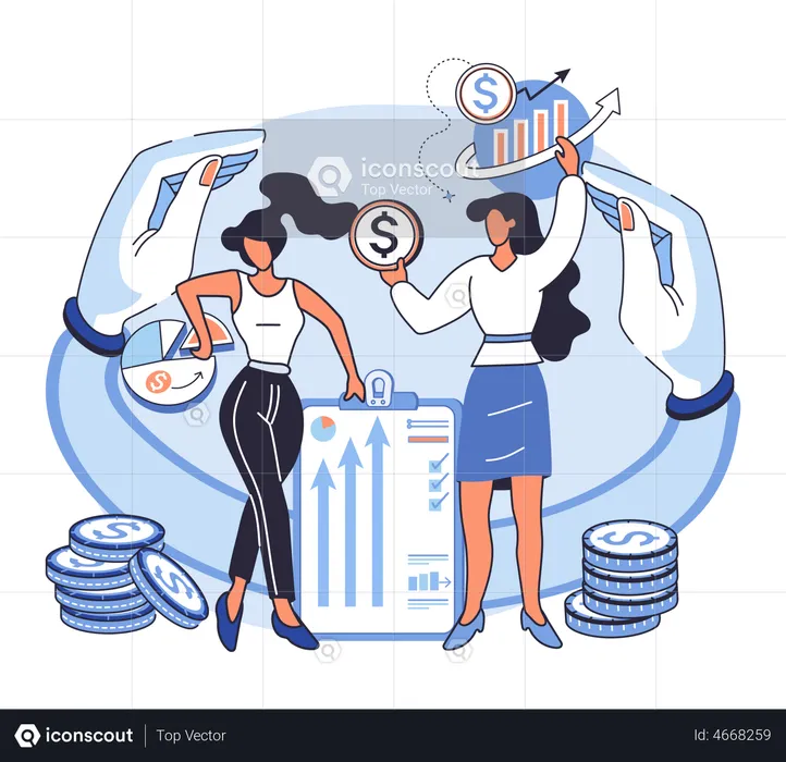 Financial planning  Illustration