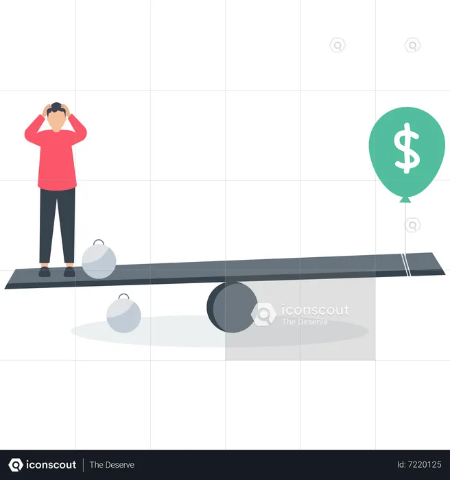 Best Financial rebalancing to solve the inflation crisis Illustration ...