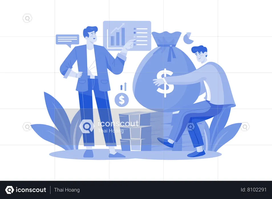 Financial saving  Illustration
