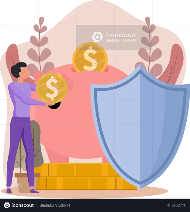 Financial security  Illustration