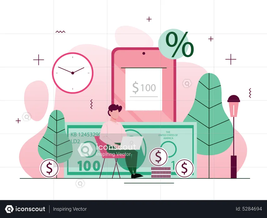 Financial tax  Illustration