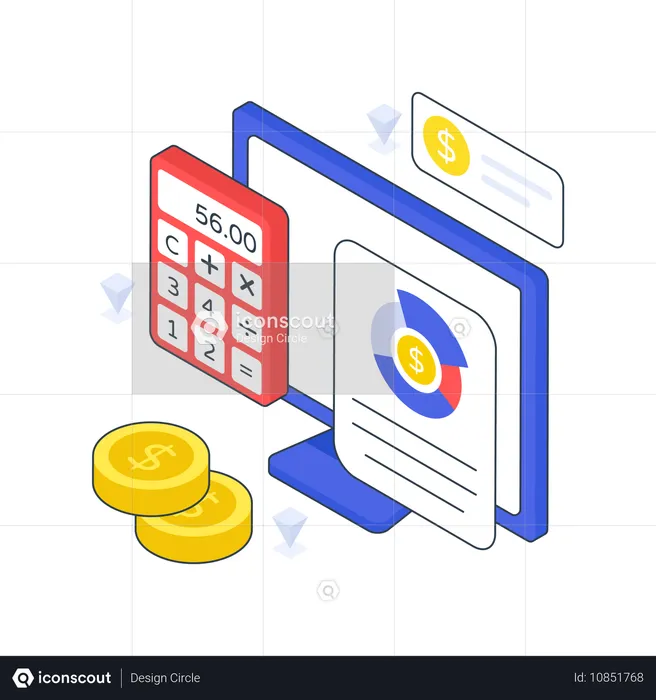 Finanzverwaltung  Illustration