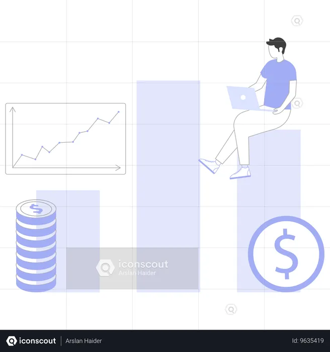 Finanzielle Planung  Illustration