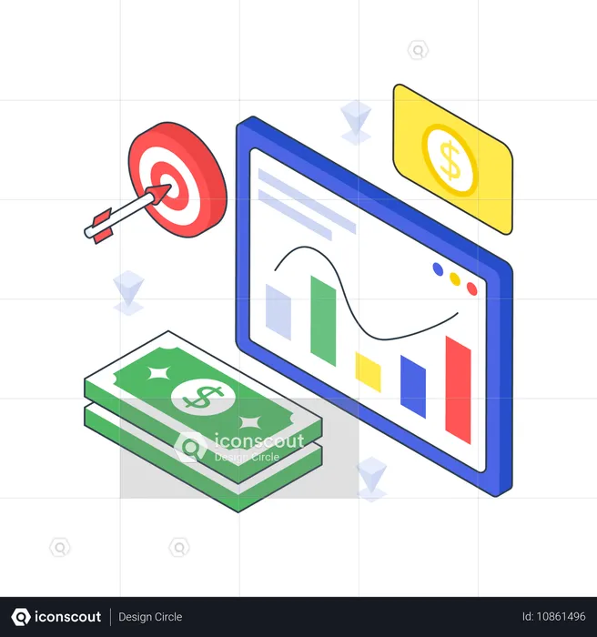 Finanzielles Ziel  Illustration