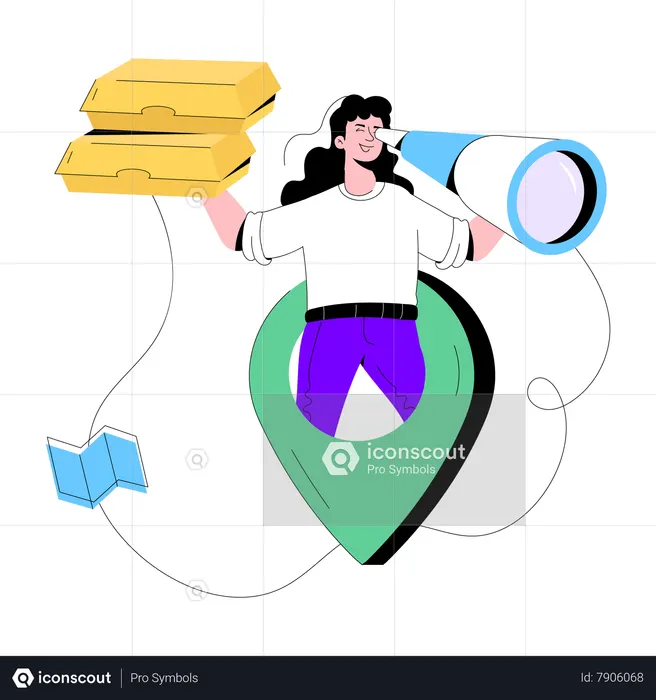 Find Location  Illustration