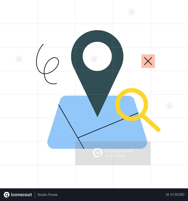 Find location  Illustration