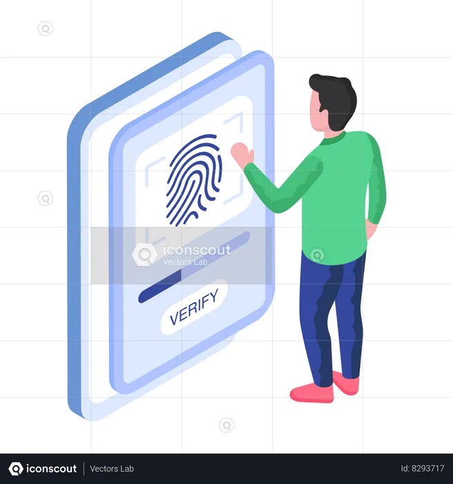 Fingerprint Scanning  Illustration