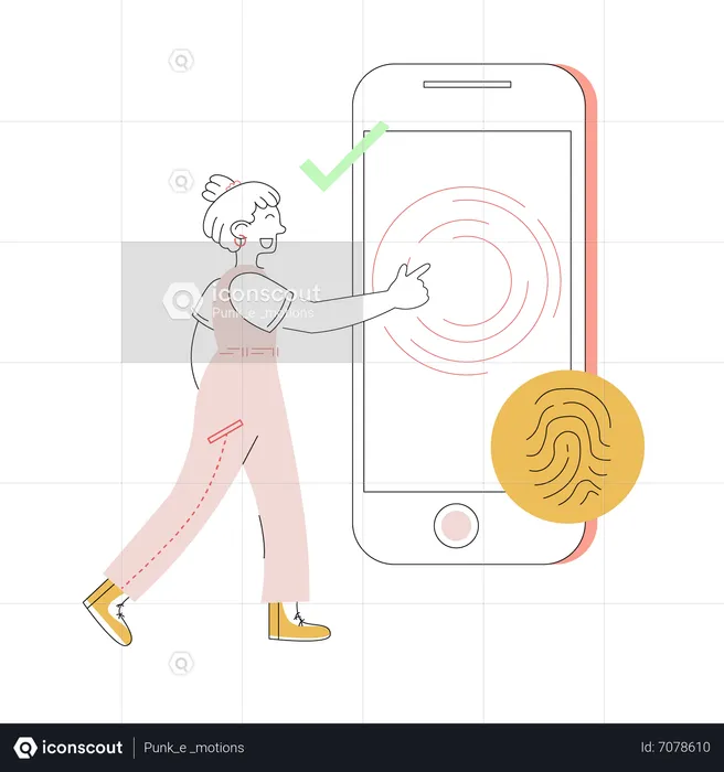 Fingerprint security  Illustration