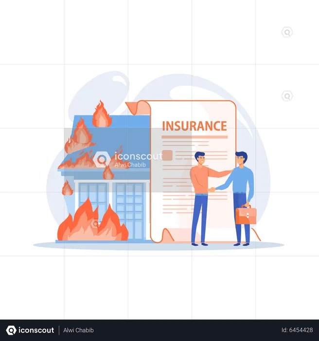 Fire insurance  Illustration
