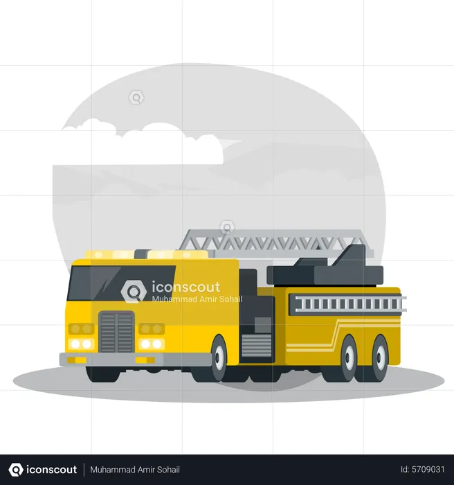 Fire Truck  Illustration