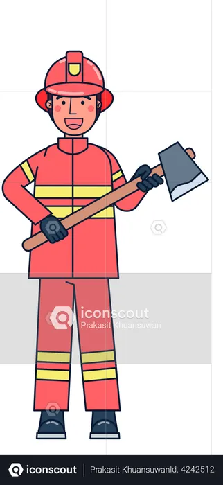 Fireman  Illustration