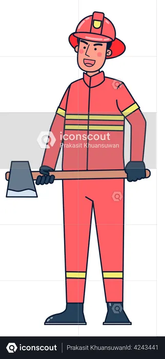 Fireman  Illustration